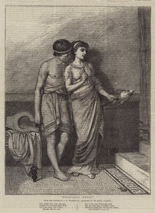 ささやいた言葉 作： John William Waterhouse